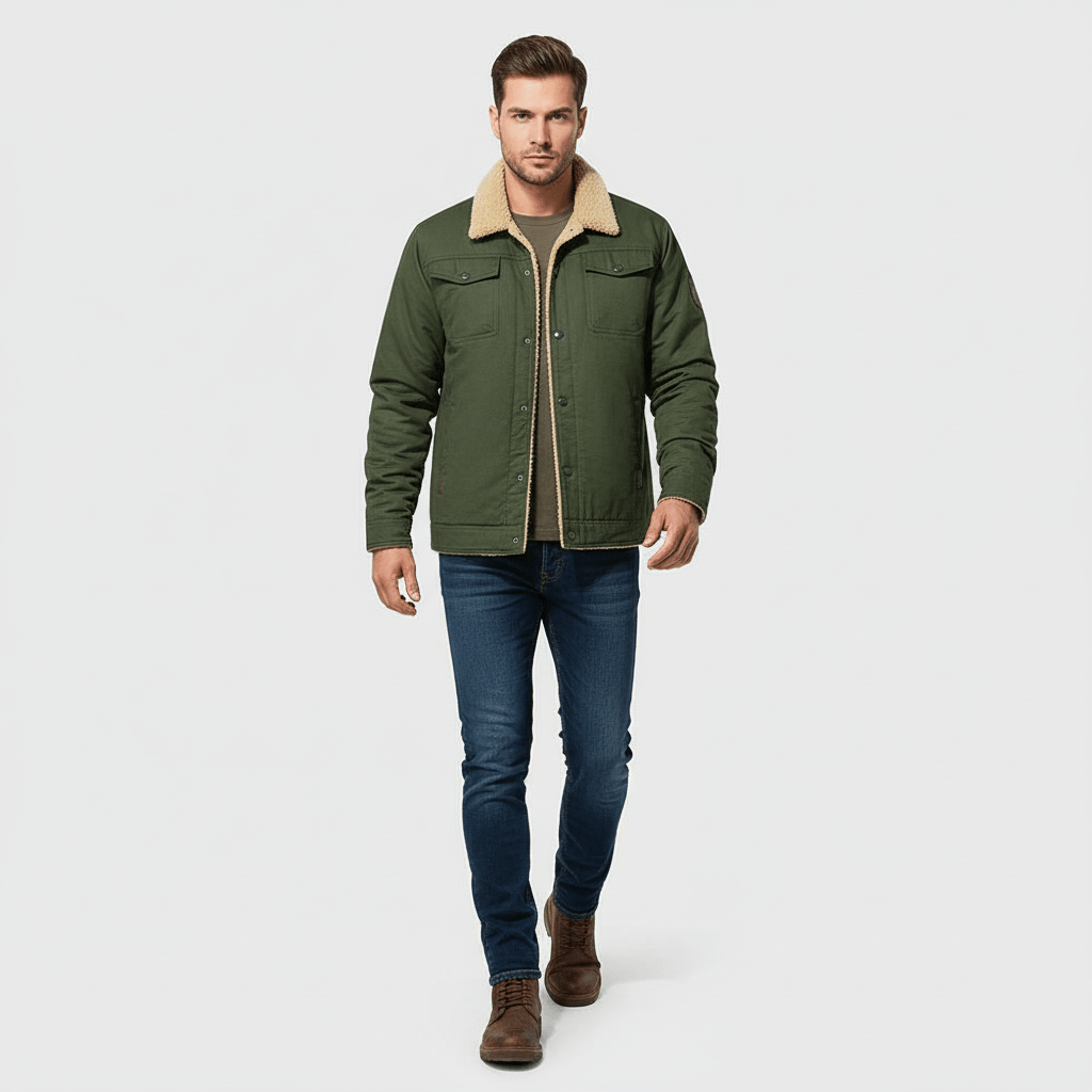 Vanguard Men's Fleece Trucker Jacket | Winter