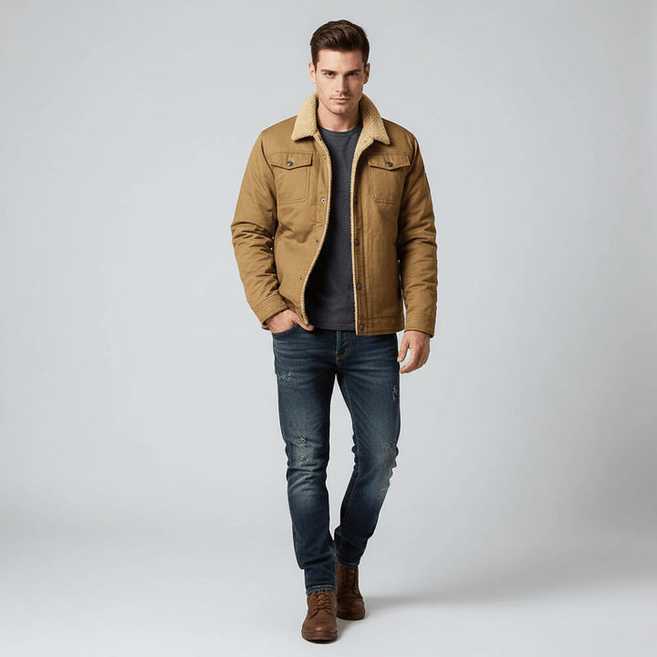 Vanguard Men's Fleece Trucker Jacket | Winter