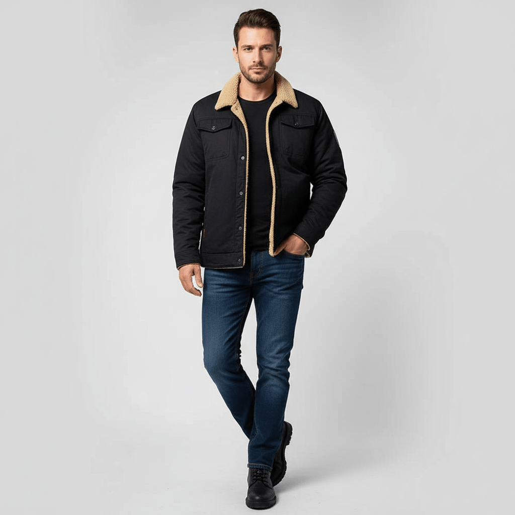 Vanguard Men's Fleece Trucker Jacket | Winter