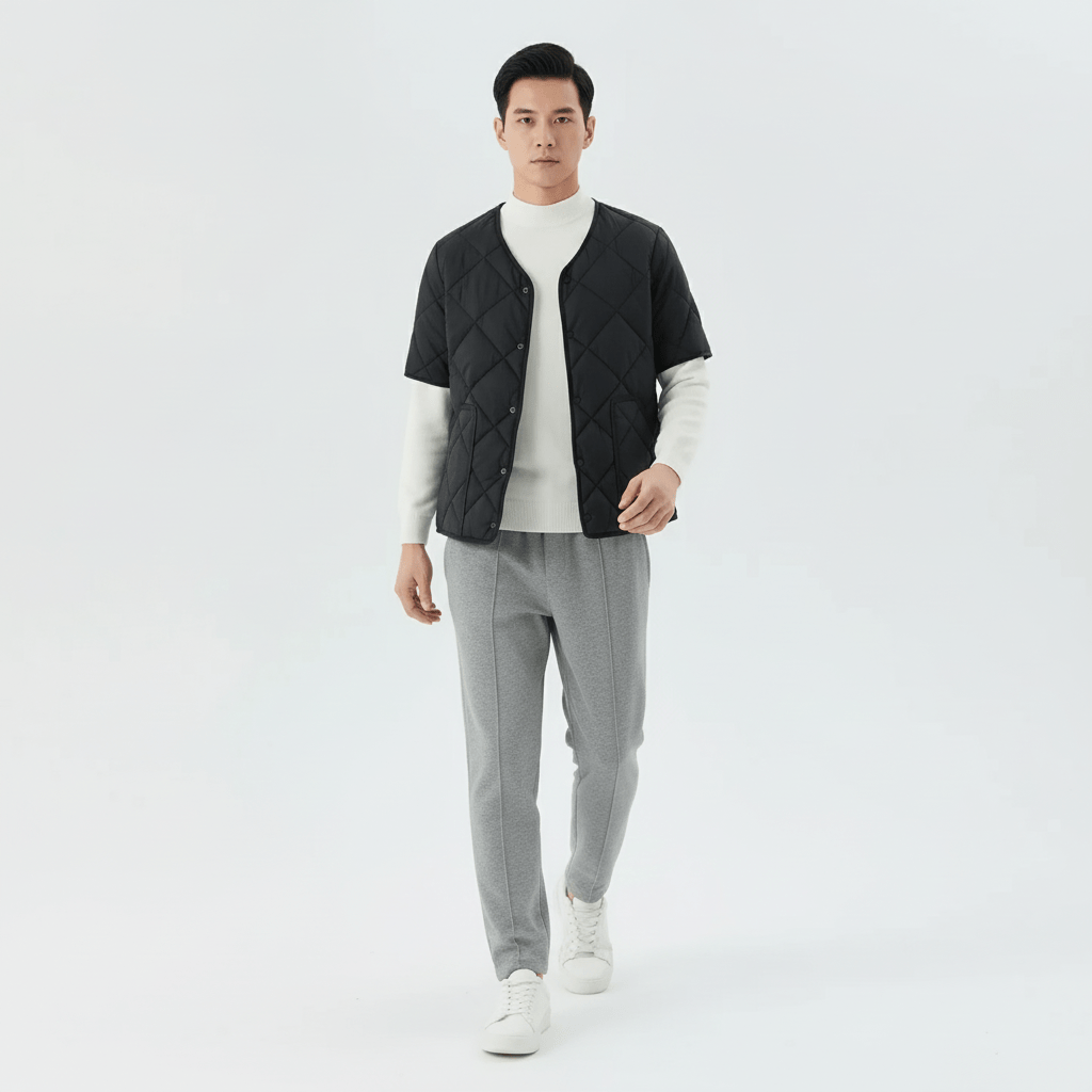 Varin Men's Versatile Quilted Vest Jacket | Winter