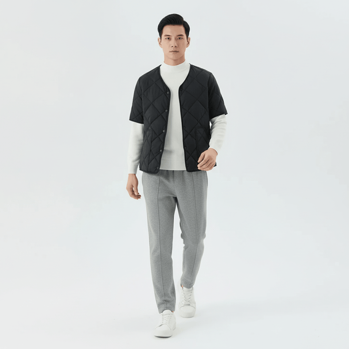 Varin Men's Versatile Quilted Vest Jacket | Winter