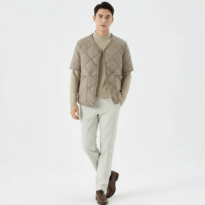 Varin Men's Versatile Quilted Vest Jacket | Winter