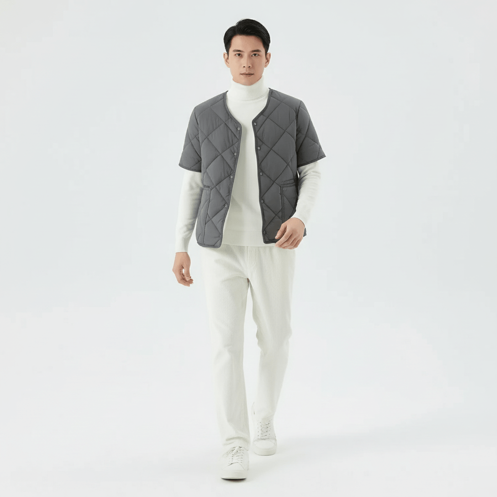Varin Men's Versatile Quilted Vest Jacket | Winter