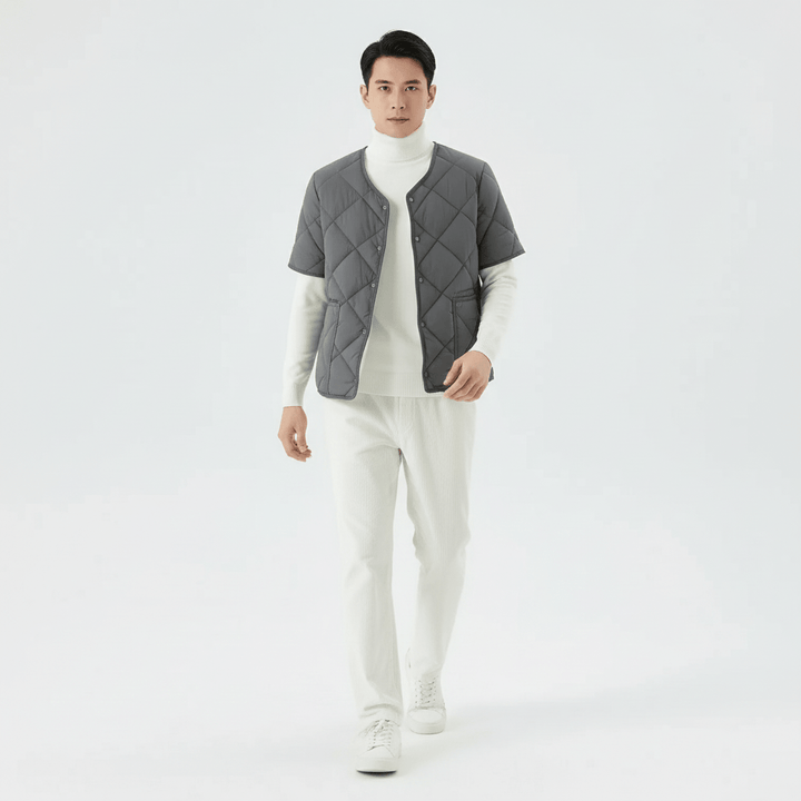 Varin Men's Versatile Quilted Vest Jacket | Winter