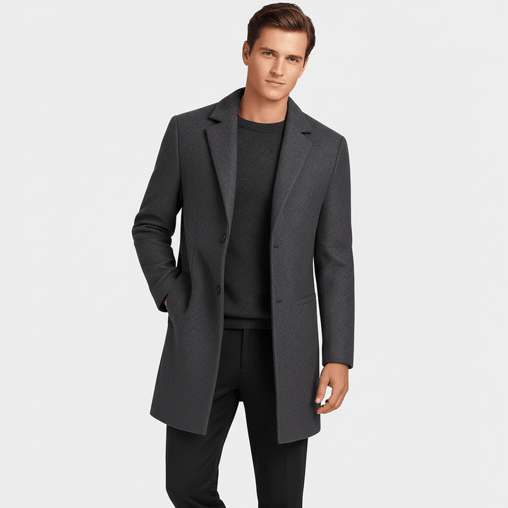 Wexford Men's Classic Tailored Overcoat