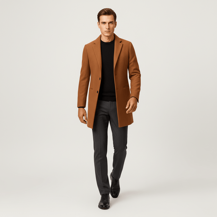 Wexford Men's Classic Tailored Overcoat