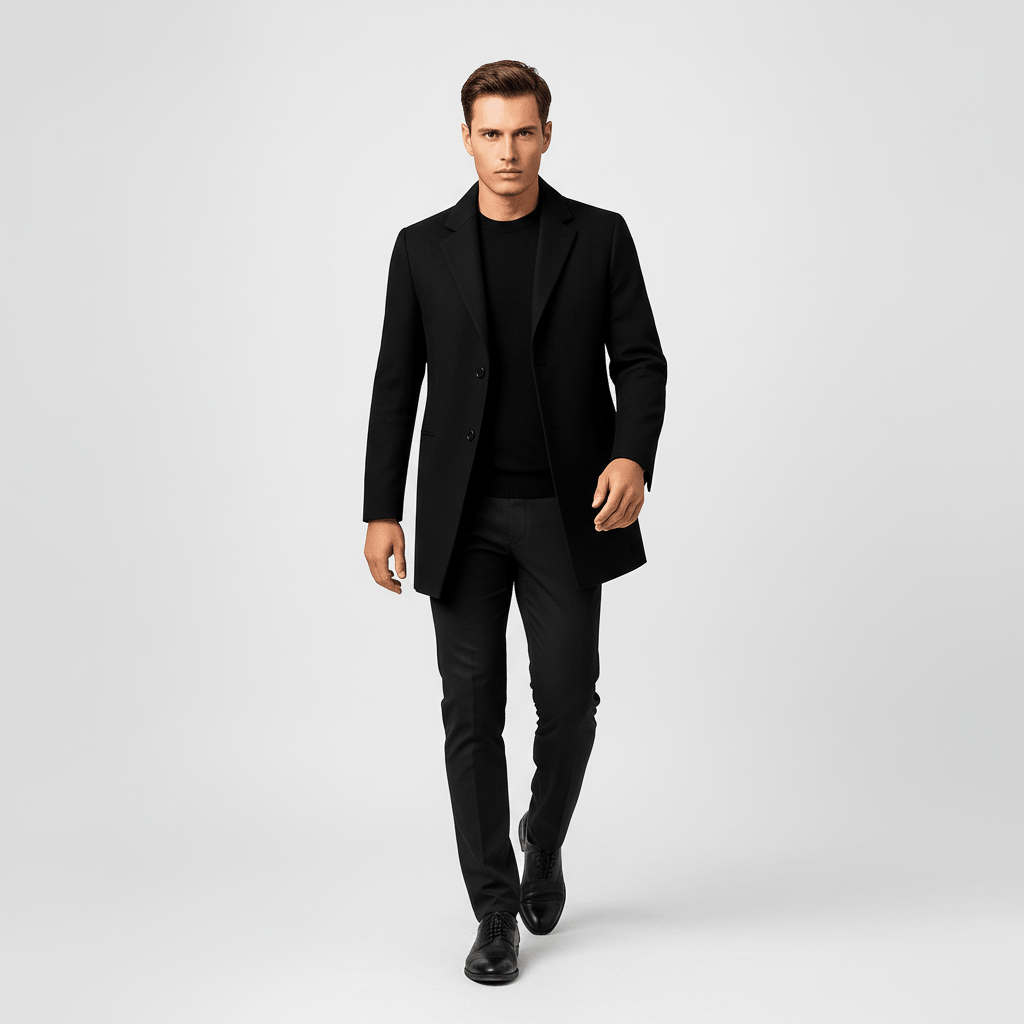 Wexford Men's Classic Tailored Overcoat