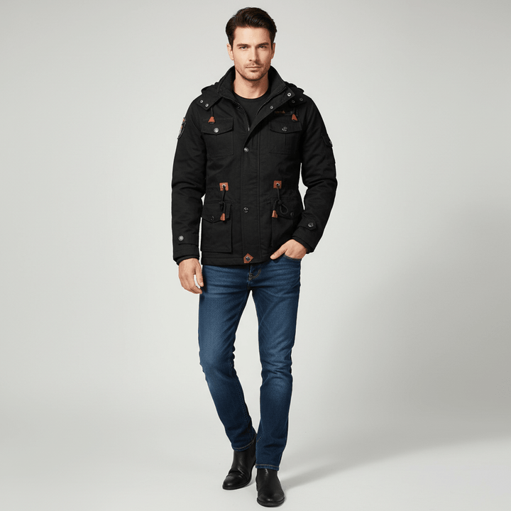 Wexford Men's Tactical Fleece Hooded Jacket | Winter
