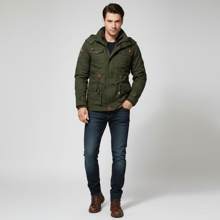 Wexford Men's Tactical Fleece Hooded Jacket | Winter